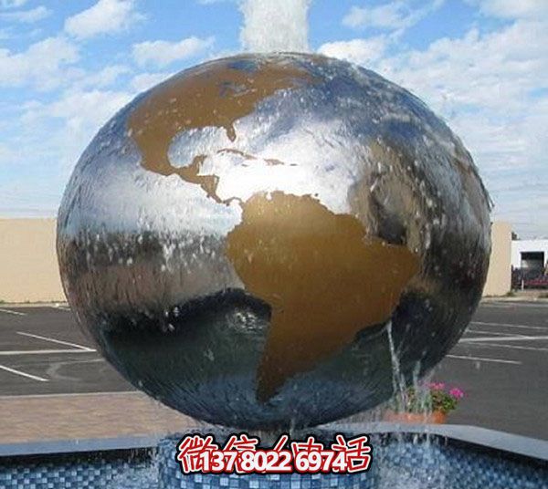 高品質(zhì)不銹鋼噴泉雕塑，裝點你的公園