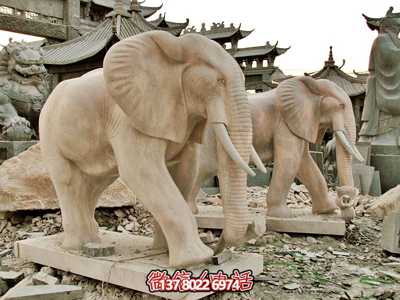 精美大理石石雕大象雕塑,美化戶(hù)外園林景區(qū) 精美大理石石雕大象雕塑,美化戶(hù)外園林景區(qū)
