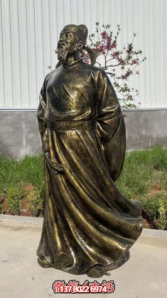 銅雕塑人物的加工制作